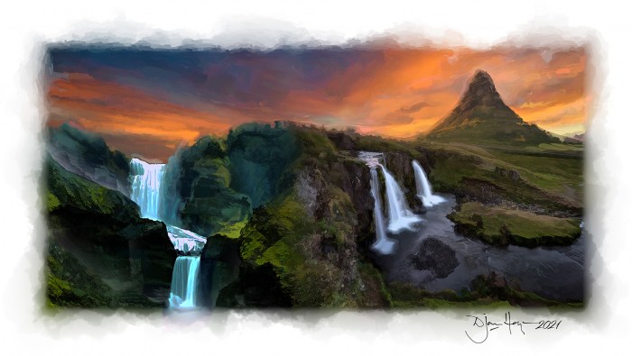 landscapes_ofaerufoss-and-kirkjufell_landscape